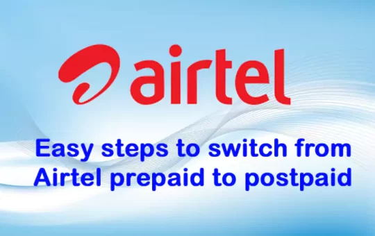 Airtel prepaid to postpaid